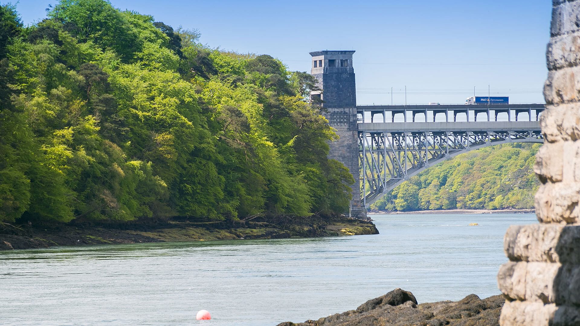 10 Beach Road Menai Bridge Anglesey view of Britannia Bridge 1920x1080