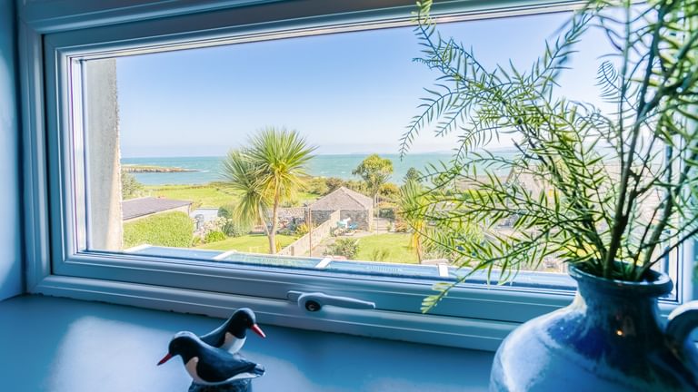 7 Seaview Moelfre Anglesey LL728 LE bedroom view 1920x1080