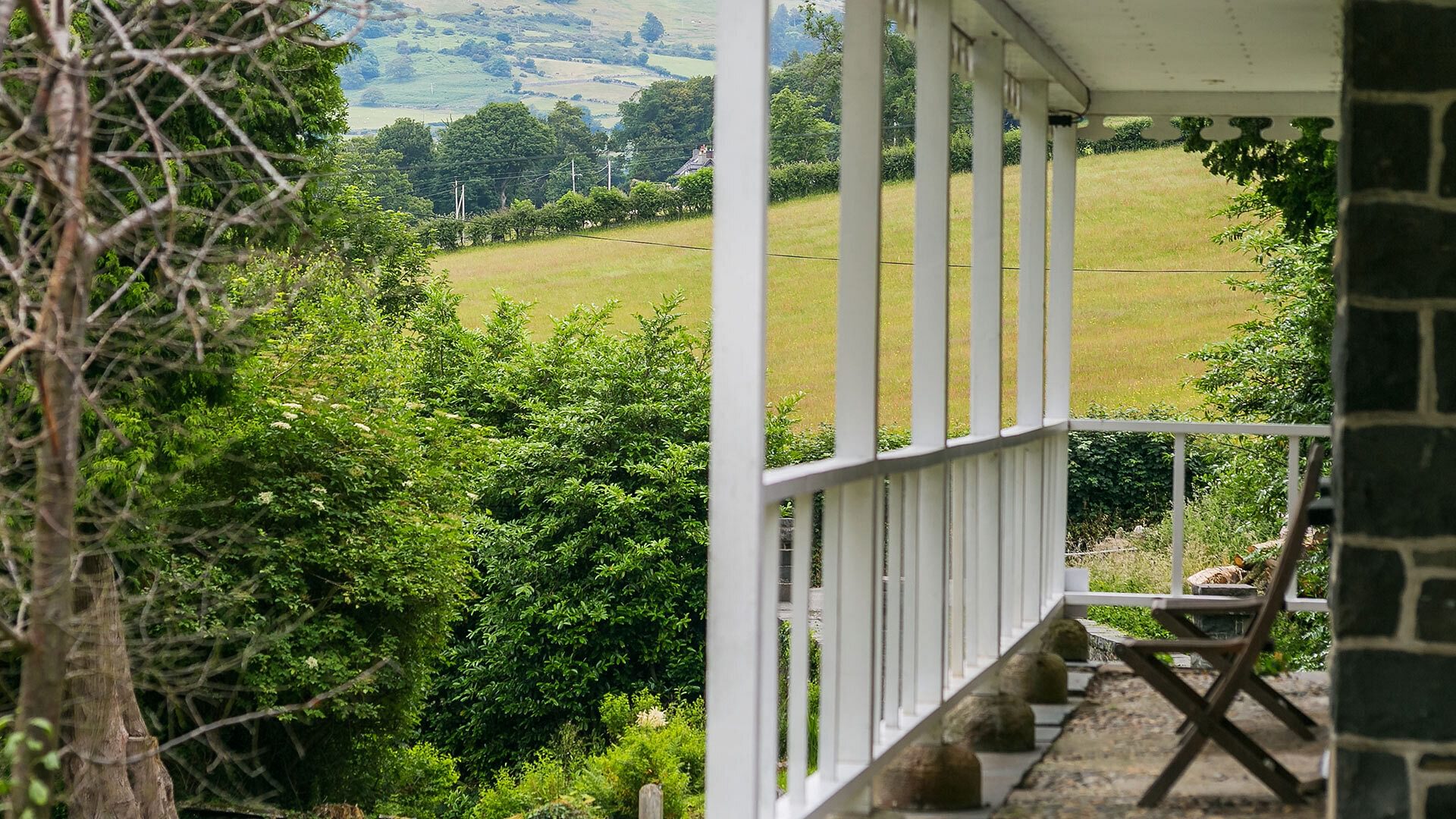 Cae Mab Dafydd Llanfairfechan Conwy view from cottage 2 1920x1080