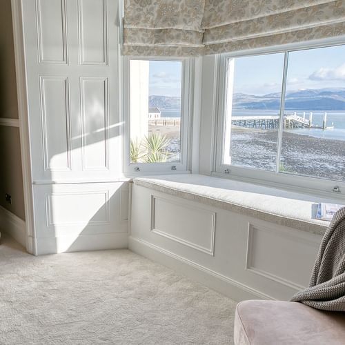 Craig Hyfryd Beaumaris Anglesey main bedroom sea view 1920x1080