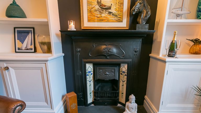 Craig Hyfryd Beaumaris Anglesey sitting room fireplace 1920x1080
