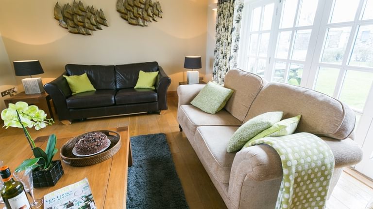 Botholes and Hideaways The Dairy Borthwen Barns Anglesey sitting room