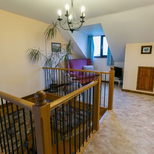 Boltholes and H Ideaways Erw Fach upstairs seating area 1620