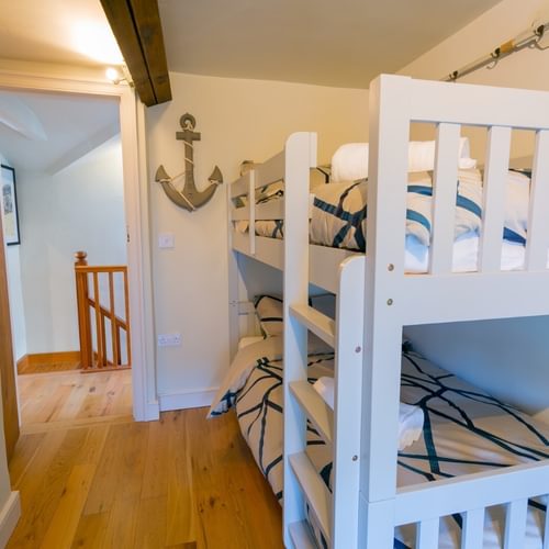 Boltholes and Hideaways 10 Bunkers Hill Beaumaris bunk beds to hall 1620