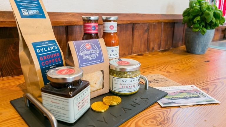 Boltholes and Hideaways Capel Seion Aberffraw Capel Seion Welcome Pack of local produce from Dylans