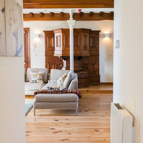 Boltholes and Hideaways Capel Seion Aberffraw Cribinau from bedrooms to living area