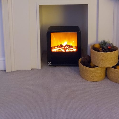 Boltholes and Hideaways Castle View new cosy fire