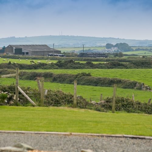 Boltholes and Hideaways Bettws Farmhouse Cemaes Bay green views
