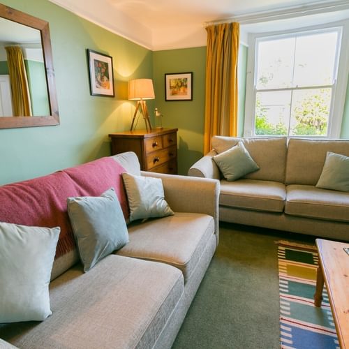Boltholes and Hideaways Bears Cottage Lligwy sitting room to window