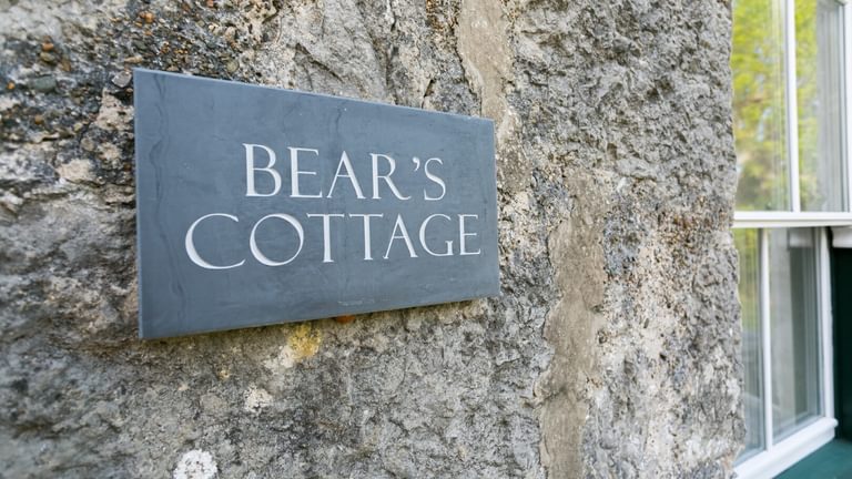 Boltholes and Hideaways Bears Cottage Sign