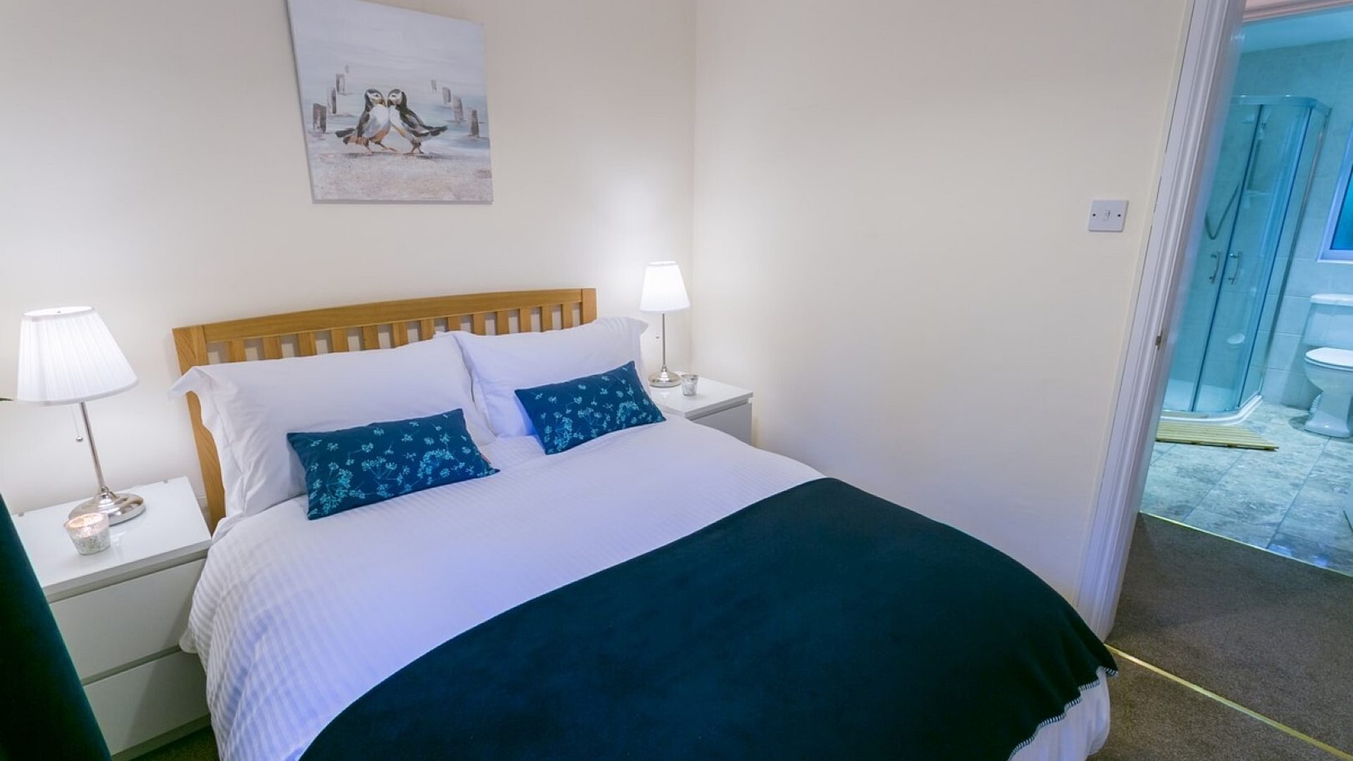 Boltholes and Hideaways Bryn Rhosyn Red Wharf Bay Anglesey Double Bedroom Three