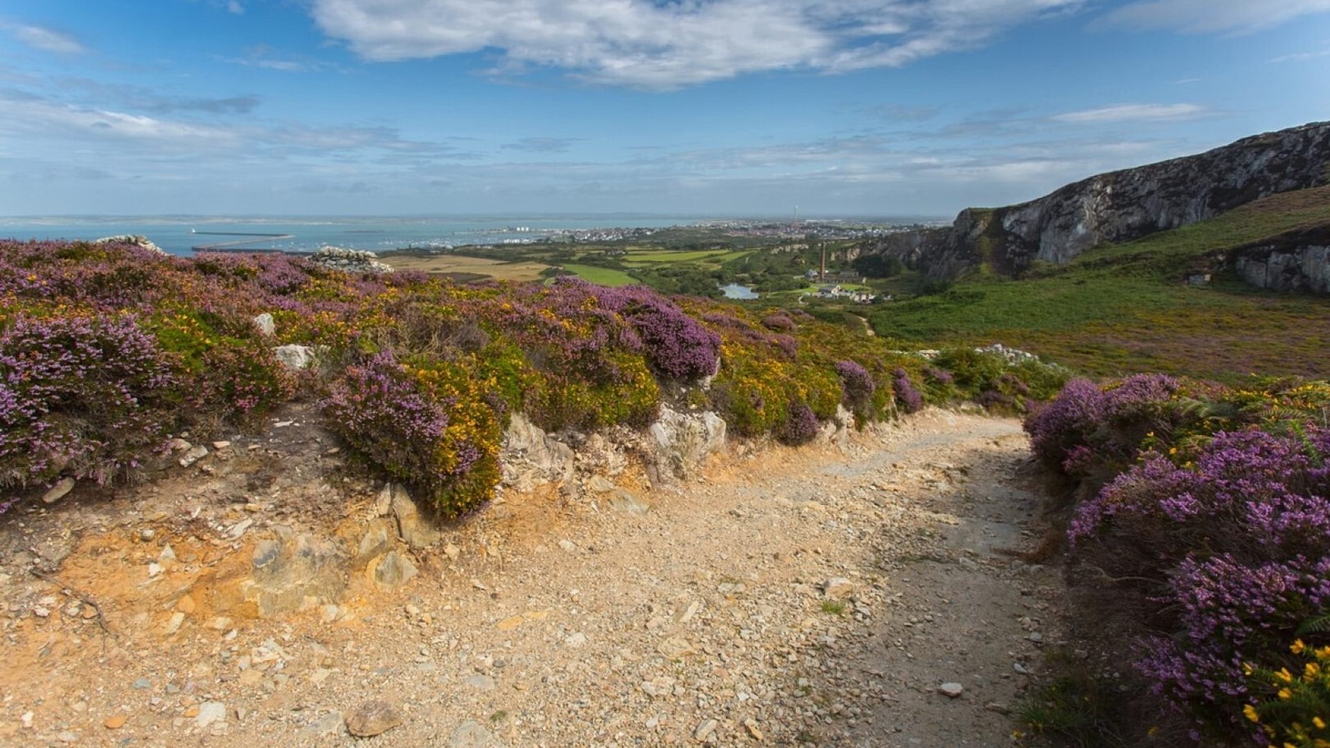 Boltholes and Hideaways Erw Fach breakwater coastal path 1620