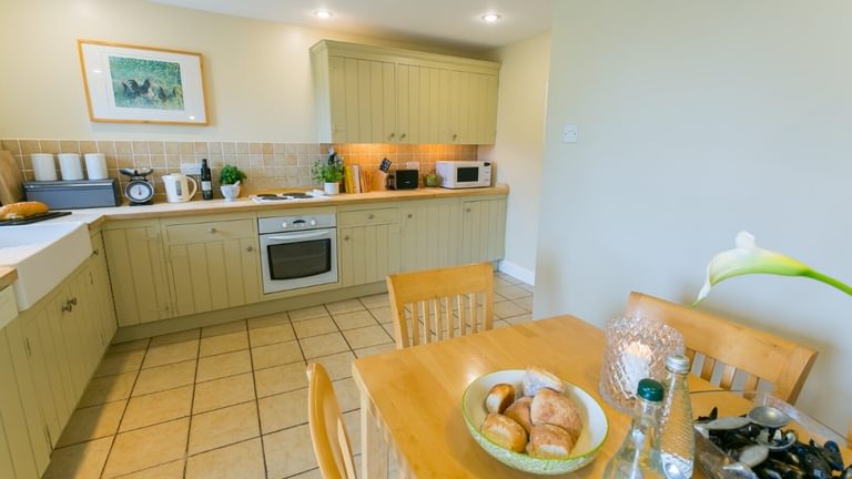 Boltholes and Hideaways Fancy House Lligwy Anglesey large farmhouse kitchen