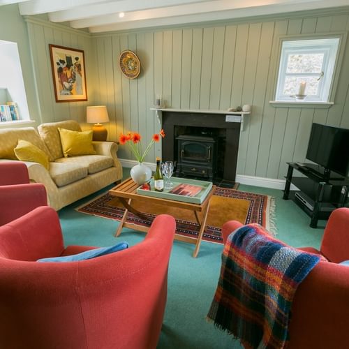 Boltholes and Hideaways Fancy House Lligwy Anglesey sitting room
