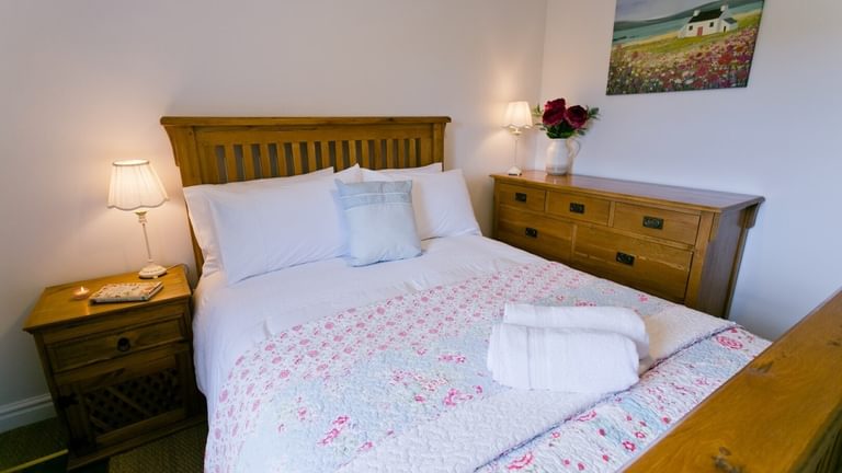 Boltholes and Hideaways Honey Hill Cottage Llangoed double bedroom mid landing