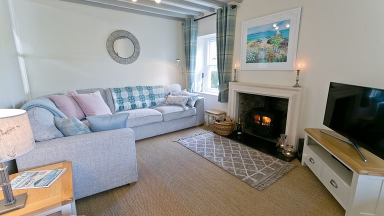 Boltholes and Hideaways Honey Hill Cottage Llangoed easy seating