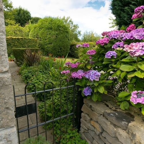 Boltholes and Hideaways Honey Hill Cottage Llangoed garden gate