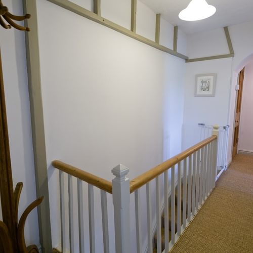 Boltholes and Hideaways Honey Hill Cottage Llangoed upstairs landing