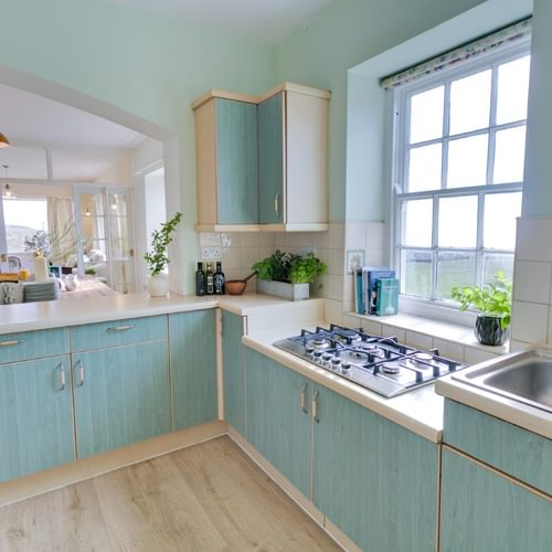 Boltholes and Hideaways Hafod Trearddur Bay Holiday Let Anglesey kitchen area 1620