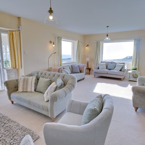 Boltholes and Hideaways Hafod Trearddur Bay Holiday Let Anglesey large living area 1620