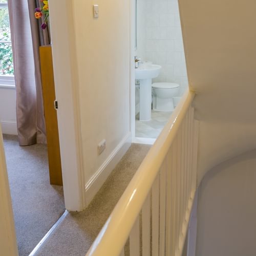 Boltholes and Hideaways Heulfre Beaumaris sleeps 4 stairs 1620