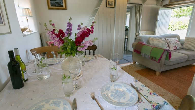 Boltholes and Hideaways Pentir Penmon dining table