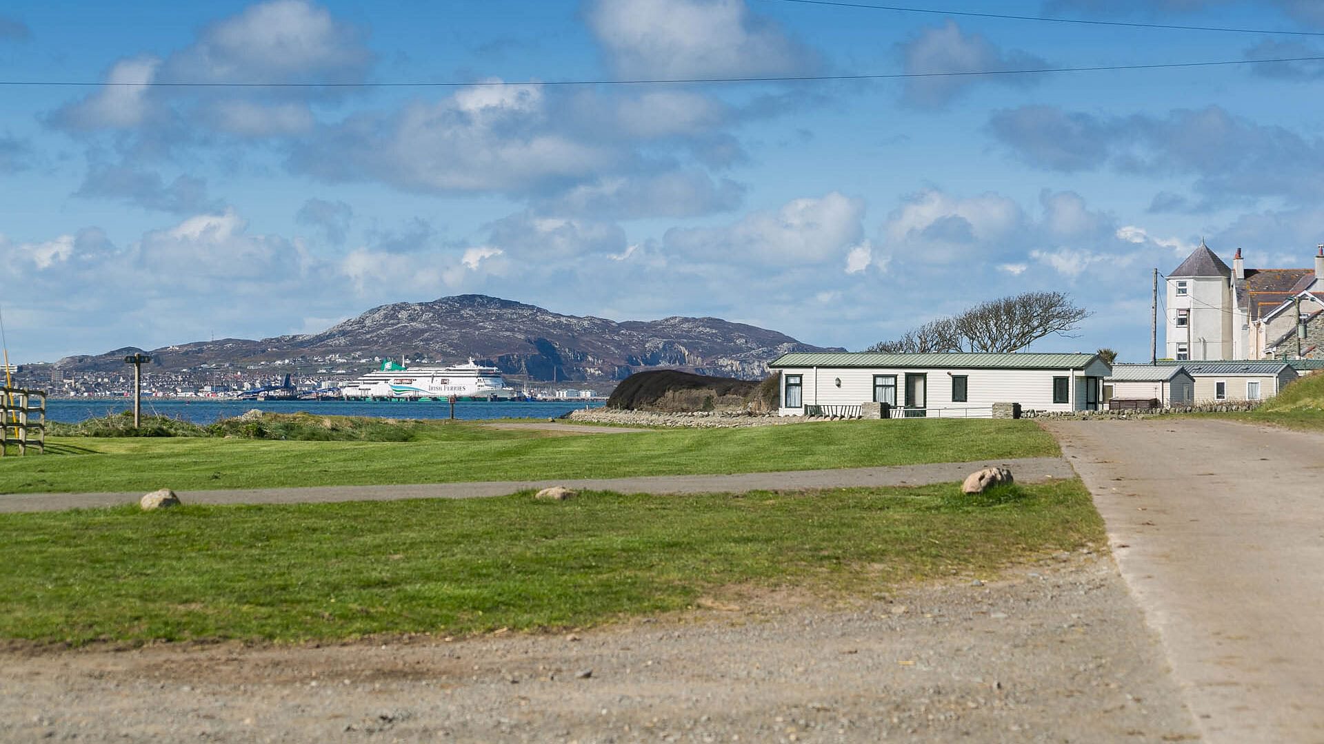 Beudy Penrhyn Church Bay Anglesey view caravan site 1920x1080