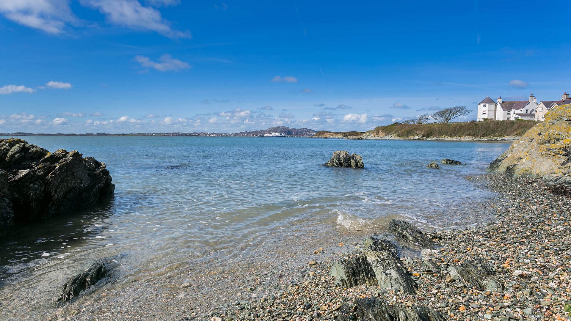 Beudy Penrhyn Church Bay Anglesey view from Penrhyn Fawr beach 3 1920x1080