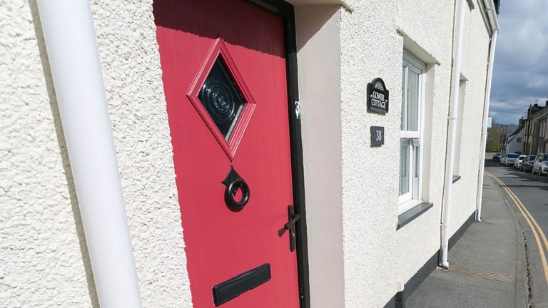 Gower Cottage Beaumaris Anglesey front door 1920x1080