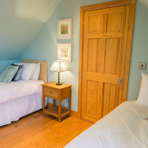Glan Gors Felin Church Bay Anglesey twin bedroom 3 1920x1080