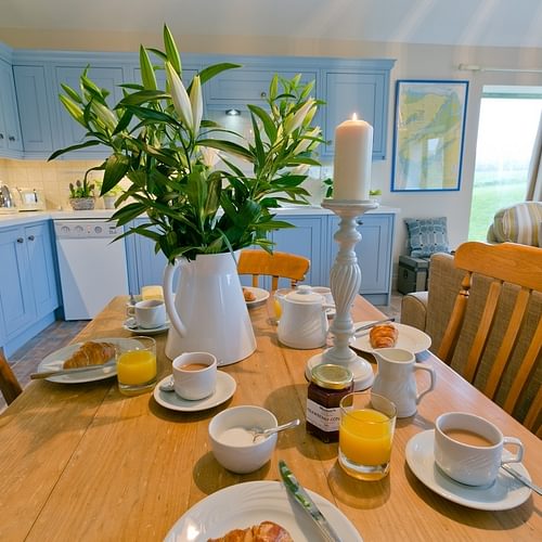 Kitchen at Afon Menai Brynscincyn Anglesey LL65 6 NX Boltholes and Hideaways