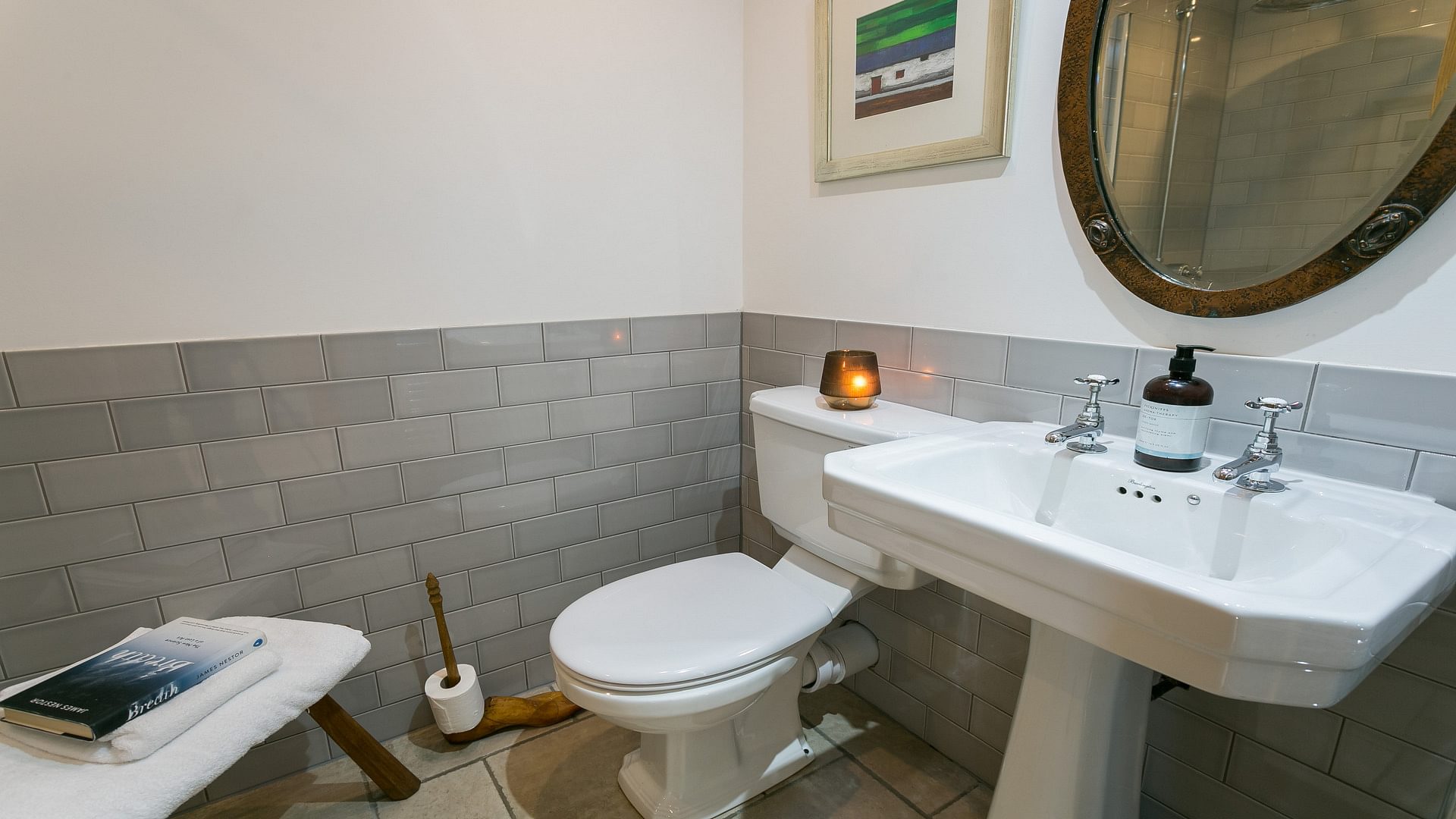 Hen Felin Rhoshirwaun Abersoch Gwynedd LL538 HS Bathroom lower 1920x1080