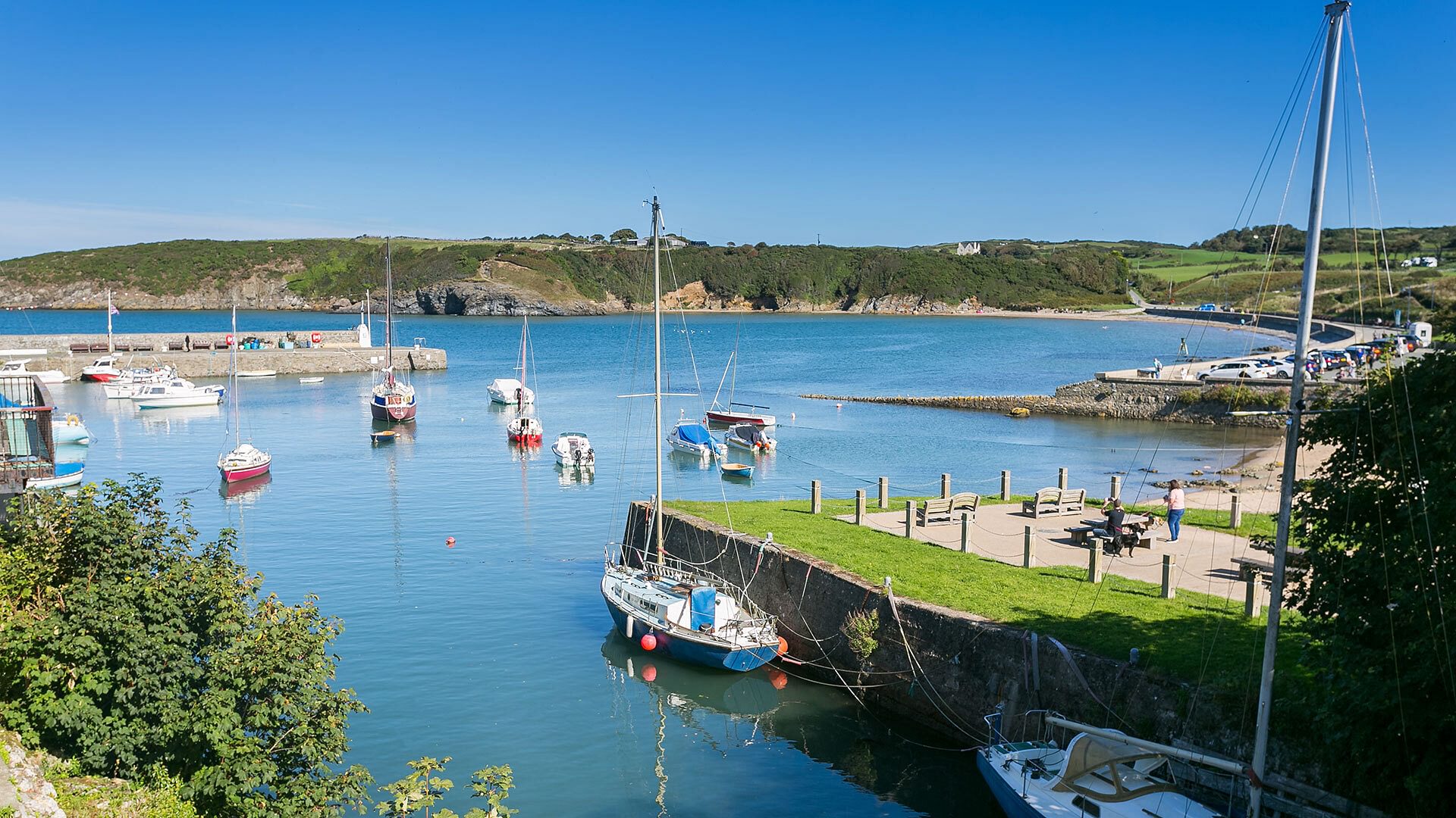 Min Y Wygyr Cemaes Bay Anglesey harbour view 7 1920x1080