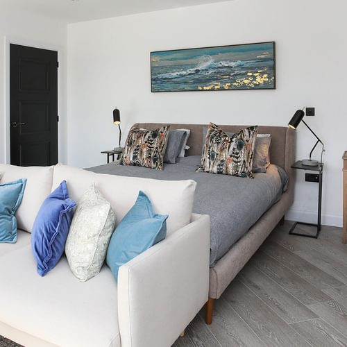 Sandown House Trearddur Bay Anglesey king bedroom sofa 3 1920x1080