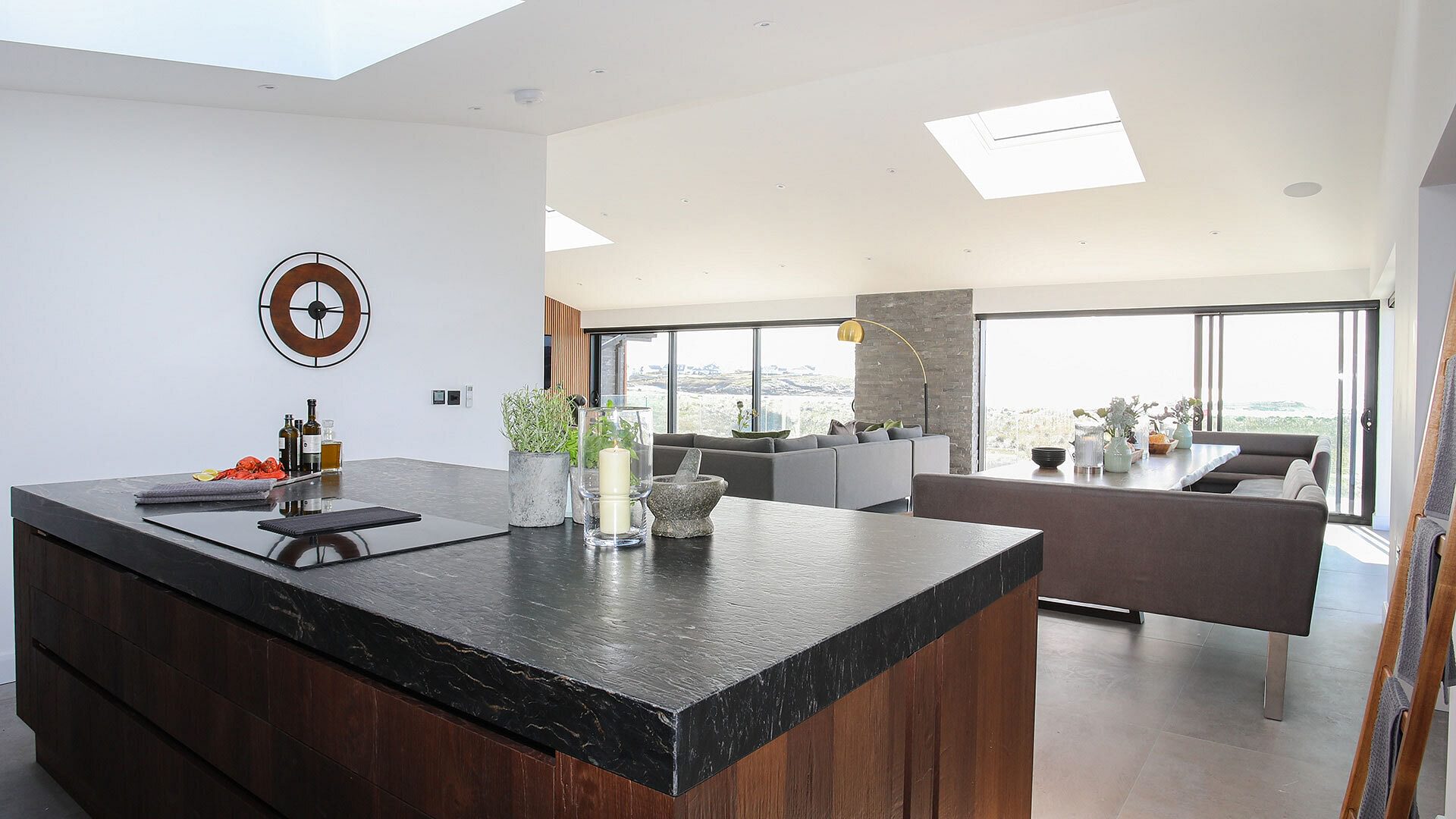 Sandown House Trearddur Bay Anglesey kitchen to sitting room 2 1920x1080