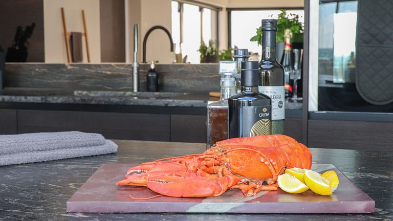 Sandown House Trearddur Bay Anglesey kitchen lobster 1920x1080