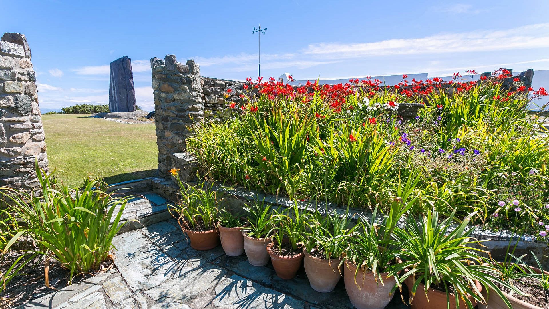 Pen Y Graig Rhoscolyn Anglesey garden view 5 1920x1080