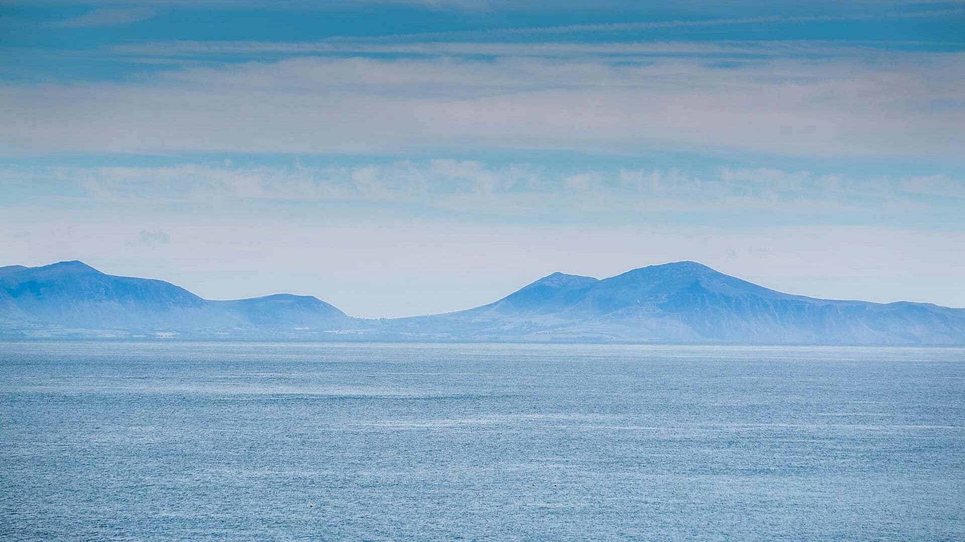 Pen Y Graig Rhoscolyn Anglesey sea mountain view 1920x1080