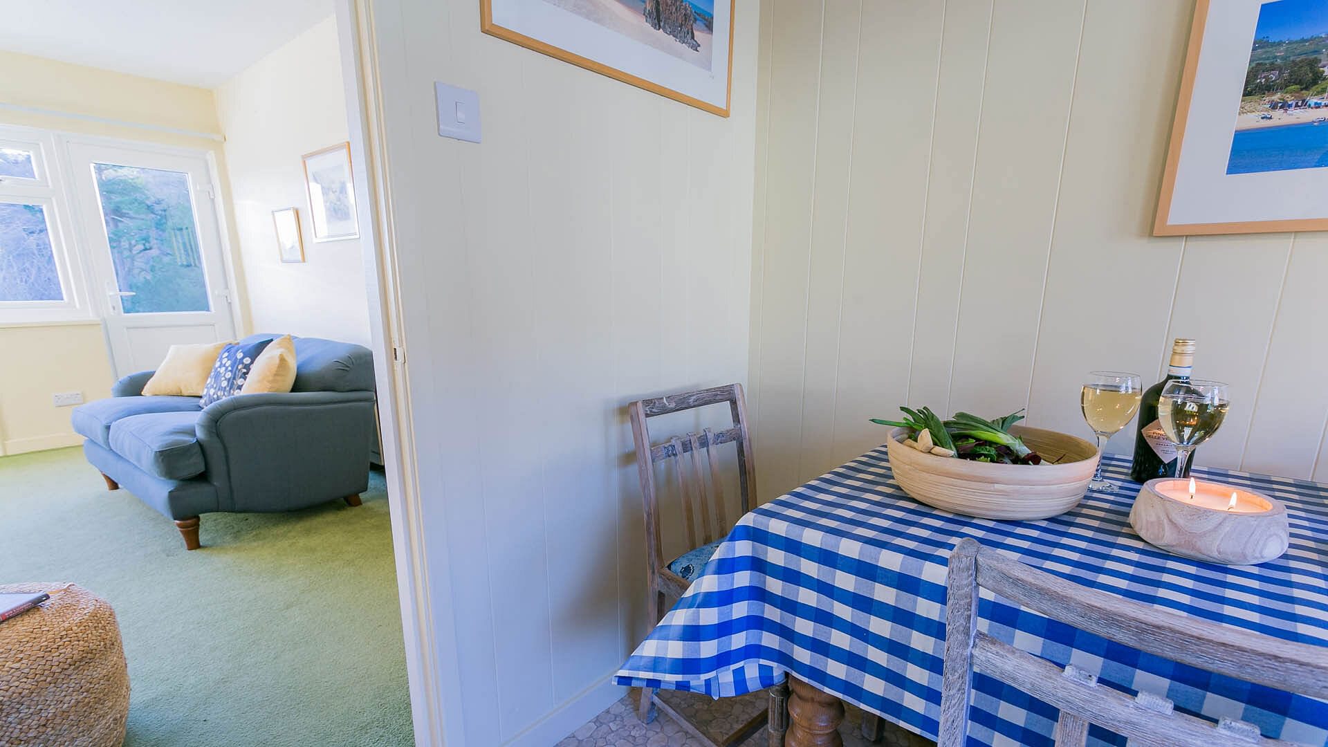 Pencoed Llanbedrog Llyn Peninsula kitchen dining sitting room 1920x1080