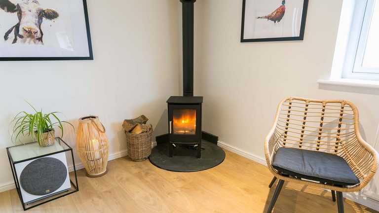 Tan Y Fron Red Wharf Bay Anglesey wood stove 1920x1080
