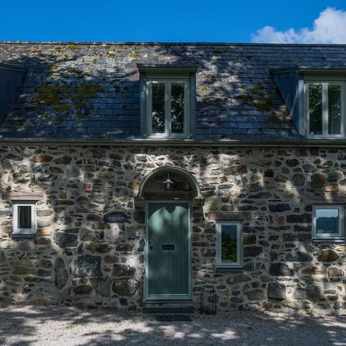 The Old Barn Eglwysbach Conwy front of cottage 1920x1080