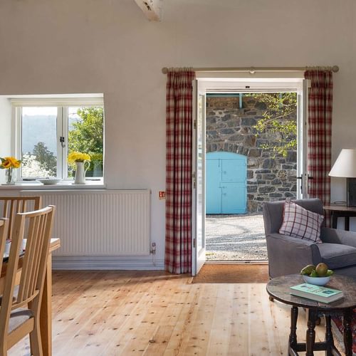 The Old Barn Eglwysbach Conwy kitchen view 2 1920x1080