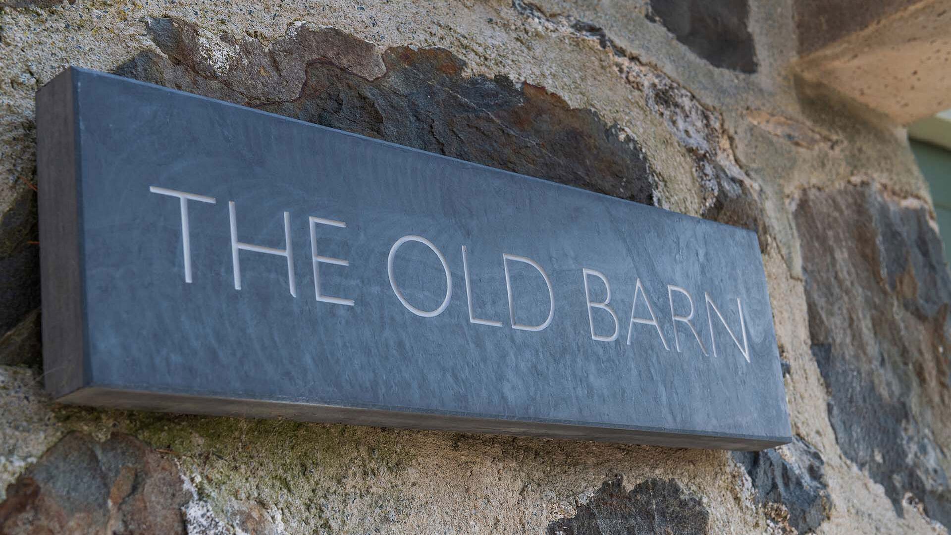 The Old Barn Eglwysbach Conwy house sign 1920x1080