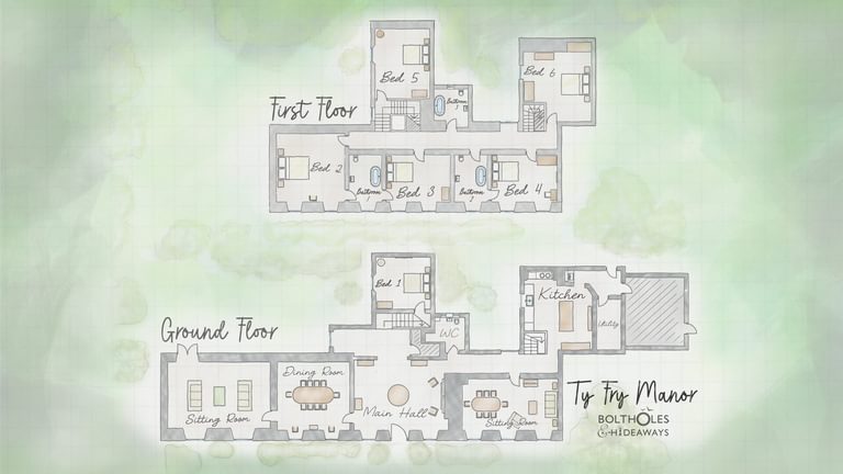 Ty Fry Manor Anglesey floor Plan 1920x1080