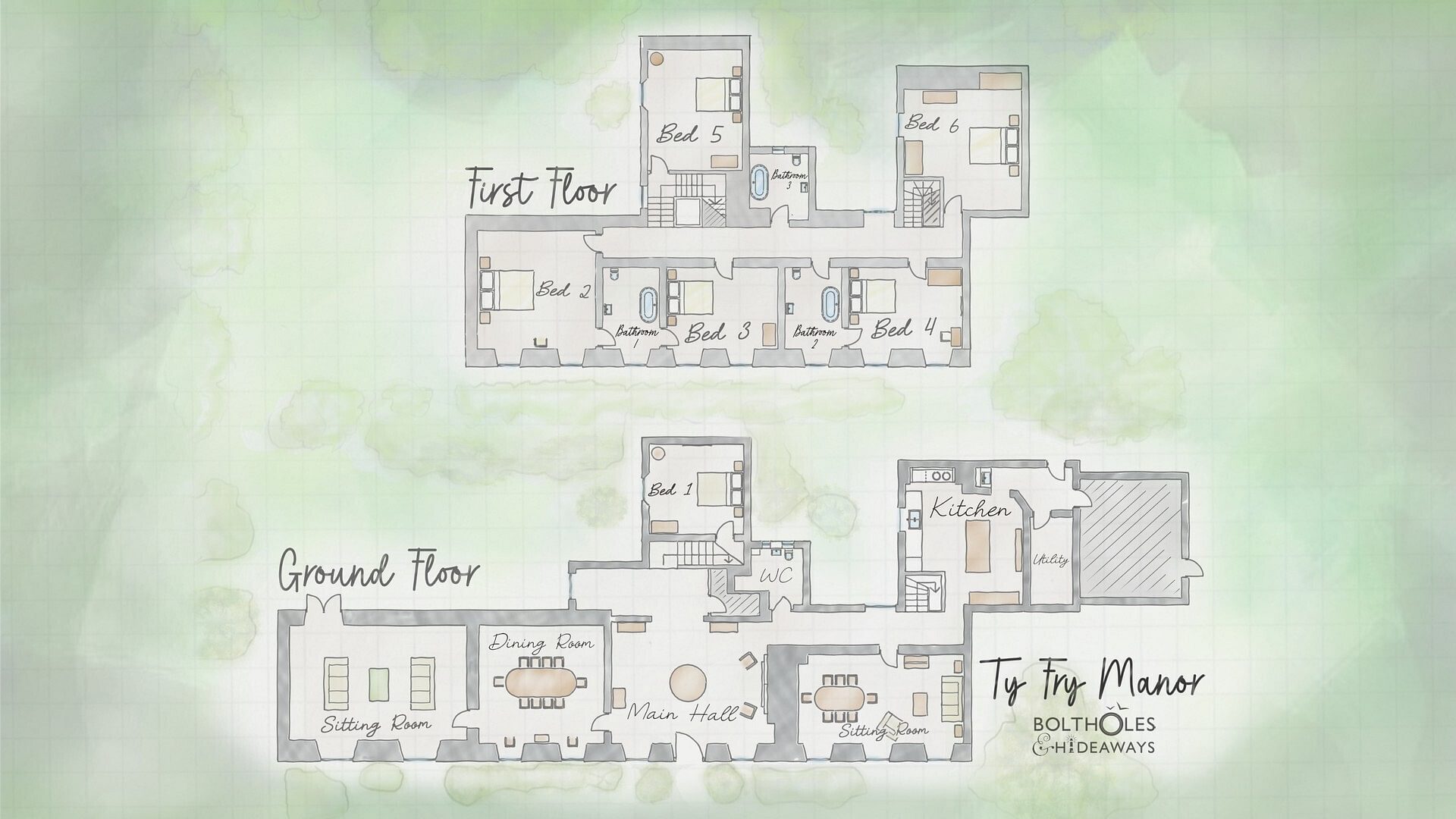 Ty Fry Manor Anglesey floor Plan 1920x1080