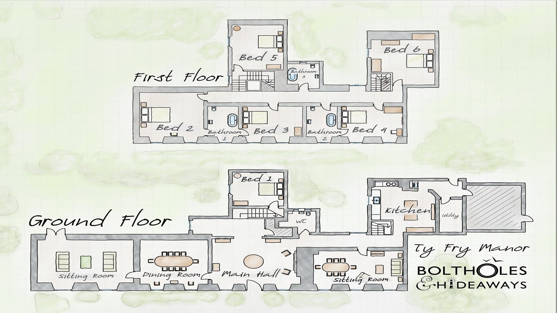 Ty Manor Rhoscefnhir Pentraeth Anglesey LL75 8 YT plans 1920x1080