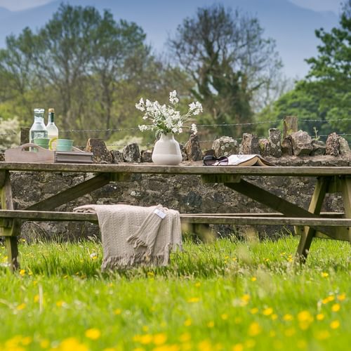 Ty Poeth Llanedwen Brynsciencyn Anglesey LL616 TT garden bench 1920x1080