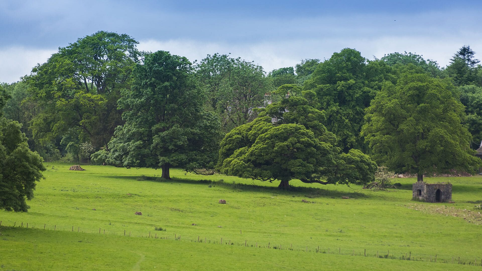 Ysgubor Wennol Brynsiencyn Anglesey rural view 1920x1080